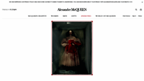 What Alexandermcqueen.com website looked like in 2021 (2 years ago)