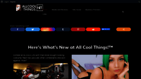 What Allcoolthings.net website looked like in 2021 (2 years ago)