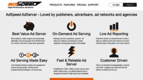 What Adspeed.net website looked like in 2021 (2 years ago)