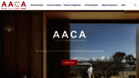 What Aaca.org.au website looked like in 2021 (2 years ago)