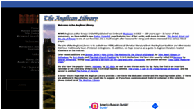 What Anglicanlibrary.org website looked like in 2021 (2 years ago)