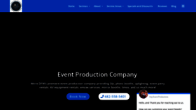What Anyevent.productions website looked like in 2021 (2 years ago)