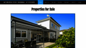 What Actionrealestate.co.nz website looked like in 2021 (2 years ago)