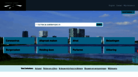 What Almere.nl website looked like in 2021 (2 years ago)