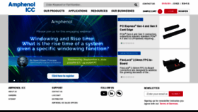 What Amphenol-icc.com website looked like in 2021 (2 years ago)
