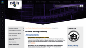 What Anaheimhousingprograms.com website looked like in 2021 (2 years ago)