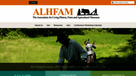 What Alhfam.org website looked like in 2021 (3 years ago)
