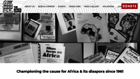 What Africacentre.org.uk website looked like in 2021 (2 years ago)