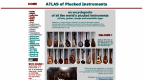 What Atlasofpluckedinstruments.com website looked like in 2021 (2 years ago)