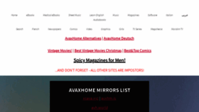 What Avaxhome-mirrors.pw website looked like in 2021 (2 years ago)