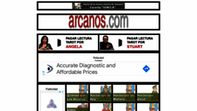 What Arcanos.com website looked like in 2021 (2 years ago)