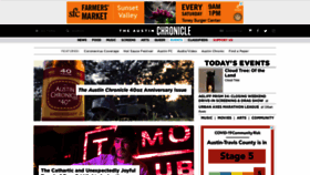 What Austinchronicle.com website looked like in 2021 (2 years ago)