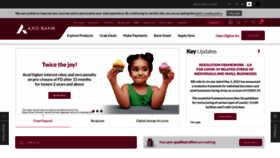 What Axisbank.com website looked like in 2021 (2 years ago)