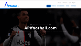 What Apifootball.com website looked like in 2021 (2 years ago)