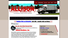 What Allisonbrothersinc.com website looked like in 2021 (2 years ago)