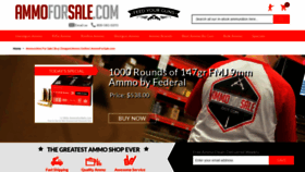 What Ammoforsale.com website looked like in 2021 (2 years ago)