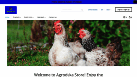 What Agroduka.com website looked like in 2021 (3 years ago)