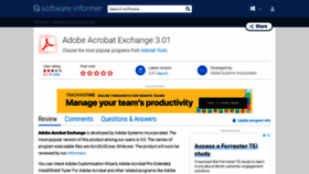 What Adobe-acrobat-exchange.software.informer.com website looked like in 2021 (2 years ago)