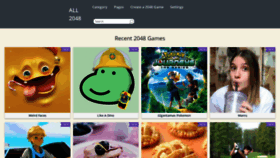 What All2048.com website looked like in 2021 (2 years ago)