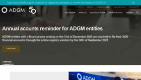 What Adgm.com website looked like in 2021 (2 years ago)