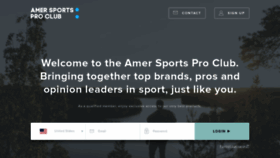 What Amersportsproclub.com website looked like in 2021 (2 years ago)