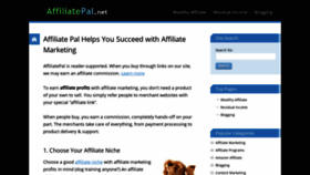 What Affiliatepal.net website looked like in 2021 (2 years ago)
