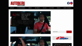 What Autoblog.pt website looked like in 2021 (2 years ago)