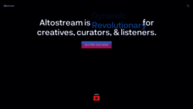 What Altostream.app website looked like in 2021 (2 years ago)
