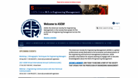 What Asem.org website looked like in 2021 (2 years ago)