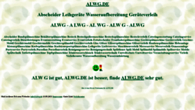What Alwg.de website looked like in 2021 (2 years ago)