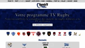 What Agendatv-rugby.com website looked like in 2021 (2 years ago)