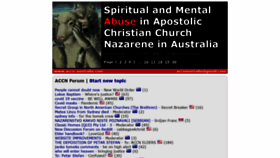 What Accn-australia.com website looked like in 2021 (2 years ago)