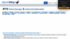 What Allgemeinbildung.ch website looked like in 2021 (2 years ago)