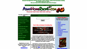 What Asianhomerecipe.com website looked like in 2021 (2 years ago)