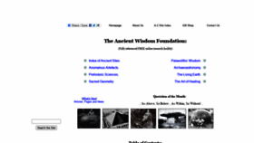 What Ancient-wisdom.co.uk website looked like in 2021 (2 years ago)