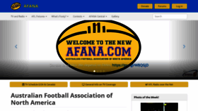 What Afana.com website looked like in 2021 (2 years ago)