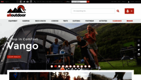What Alloutdoor.co.uk website looked like in 2021 (2 years ago)