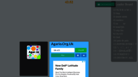 What Agario.org.uk website looked like in 2021 (2 years ago)
