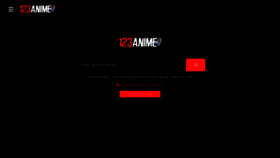 What Anime123.net website looked like in 2021 (2 years ago)