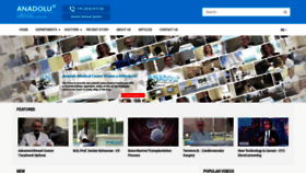 What Anadolumedicalcenter.tv website looked like in 2021 (2 years ago)
