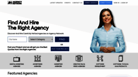 What Agencynetwork.org website looked like in 2021 (2 years ago)