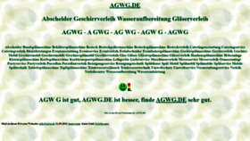 What Agwg.de website looked like in 2021 (2 years ago)