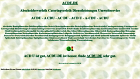 What Acdu.de website looked like in 2021 (2 years ago)