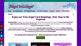 What Angelmessenger.net website looked like in 2021 (2 years ago)