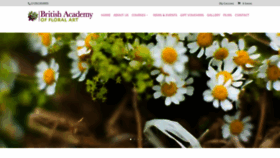 What Academyoffloralart.com website looked like in 2021 (2 years ago)