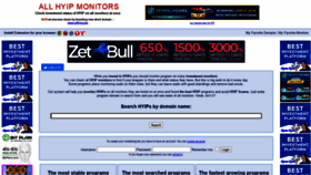 What Allhyipmonitors.com website looked like in 2021 (2 years ago)