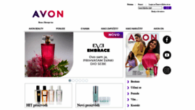 What Avon.ba website looked like in 2021 (2 years ago)