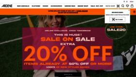 What Ardene.com website looked like in 2021 (2 years ago)