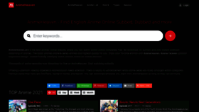 What Animeheaven.pro website looked like in 2021 (2 years ago)