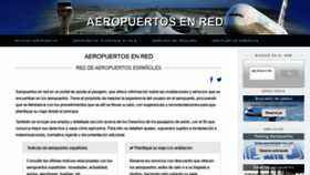 What Aeropuertosenred.com website looked like in 2021 (2 years ago)